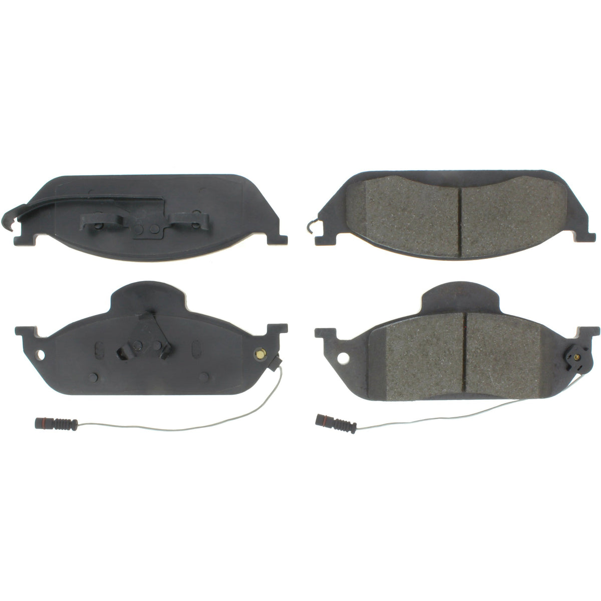 Centric Parts Disc Brake Pad Set Semi-Metallic with Shims for 1998-2005 Mercedes-Benz ML320 ML350 ML430 102.07600