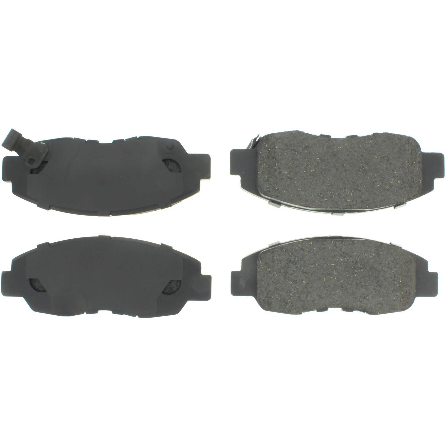 Centric Parts Disc Brake Pad Set Semi-Metallic with Shims for 1997-2005 Acura EL, 1998-2002 Honda Accord, 1996-2011 Civic, 2010-2014 Insight 102.07640