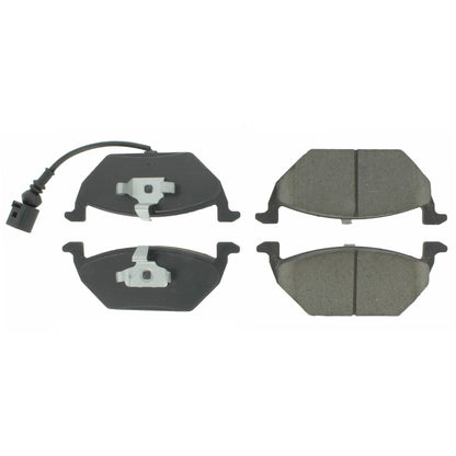 Centric Parts Disc Brake Pad Set Semi-Metallic with Shims for Audi A3 1998-2004 102.07681
