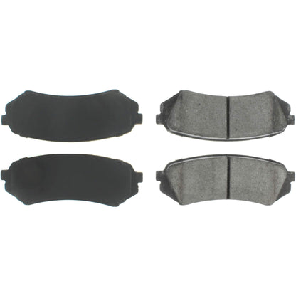 Centric Parts Disc Brake Pad Set Semi-Metallic with Shims for 2007-1998 Lexus LX470 Toyota Land Cruiser 102.07730