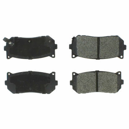 Centric Parts Disc Brake Pad Set Semi-Metallic with Shims for 1998-2001 Kia Sephia 102.07750