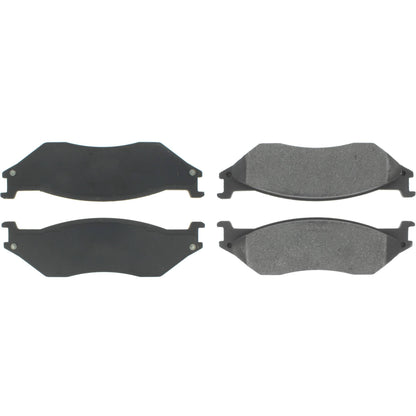 Centric Parts Disc Brake Pad Set Semi-Metallic with Shims for 2002-2010 Ford E-550 Econoline Super Duty, F53, F-450, F-550 102.07770