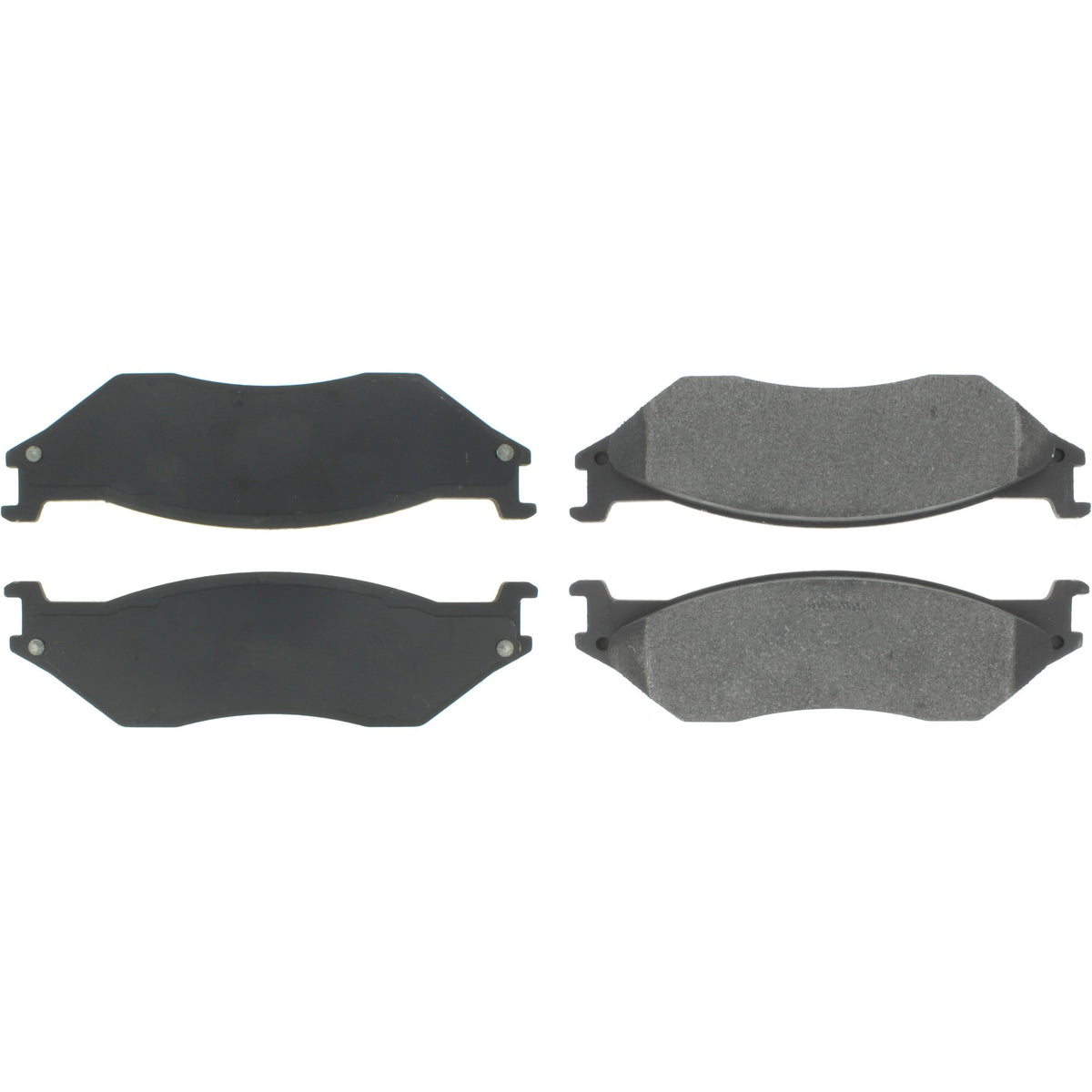Centric Parts Disc Brake Pad Set Semi-Metallic with Shims for 2002-2010 Ford E-550 Econoline Super Duty, F53, F-450, F-550 102.07770