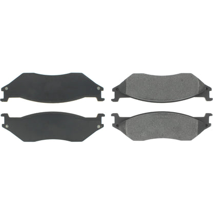 Centric Parts Disc Brake Pad Set Semi-Metallic with Shims for 2002-2010 Ford E-550 Econoline Super Duty, F53, F-450, F-550 102.07770