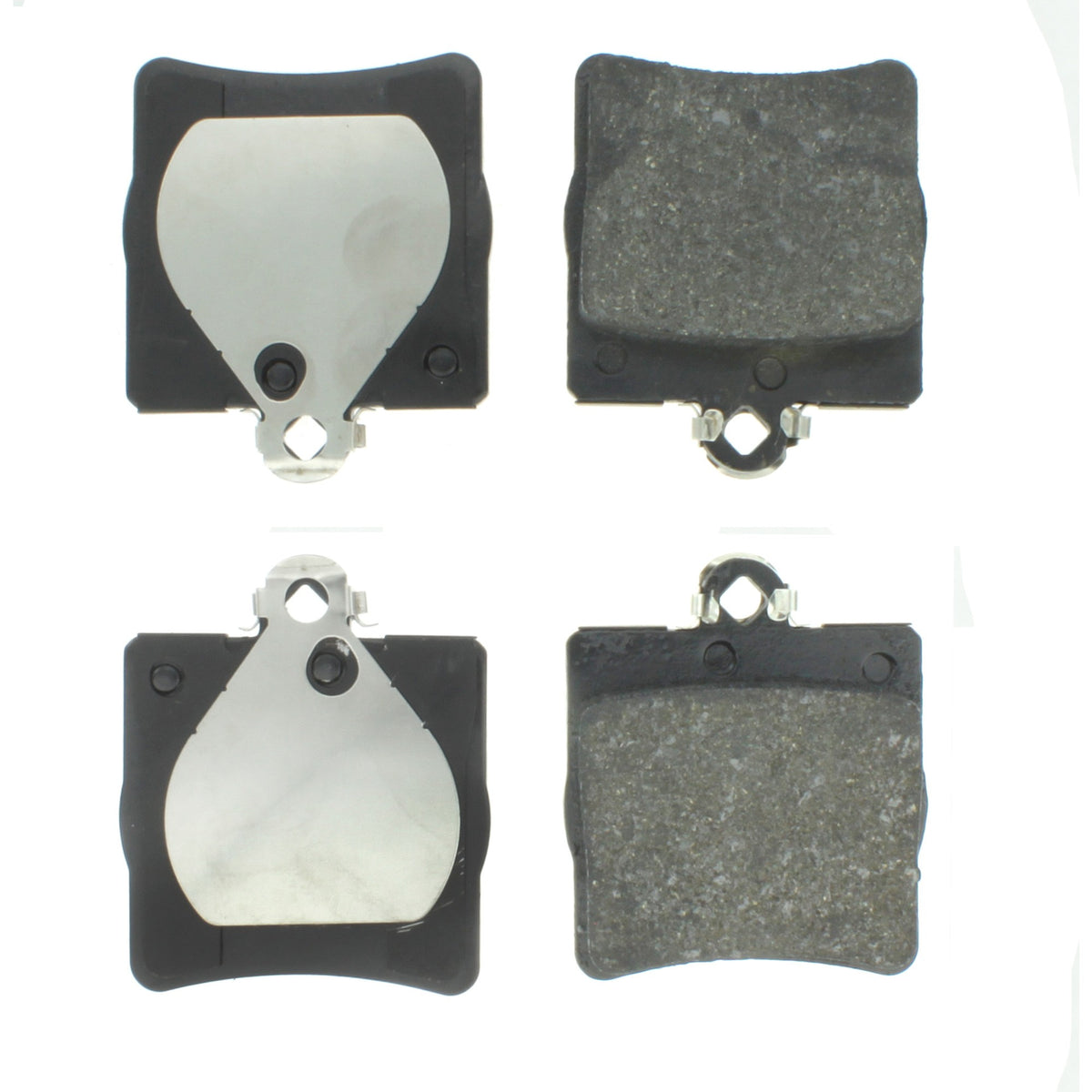 Centric Parts Disc Brake Pad Set C-Tek Semi-Metallic with Shims for 2004-2008 Chrysler Crossfire, 1999-2005 Mercedes-Benz C230/C240/C280, 1996-2013 SLK Models