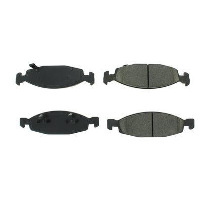 Centric Parts Disc Brake Pad Set Semi-Metallic with Shims for 1999-2002 Jeep Grand Cherokee 102.07900