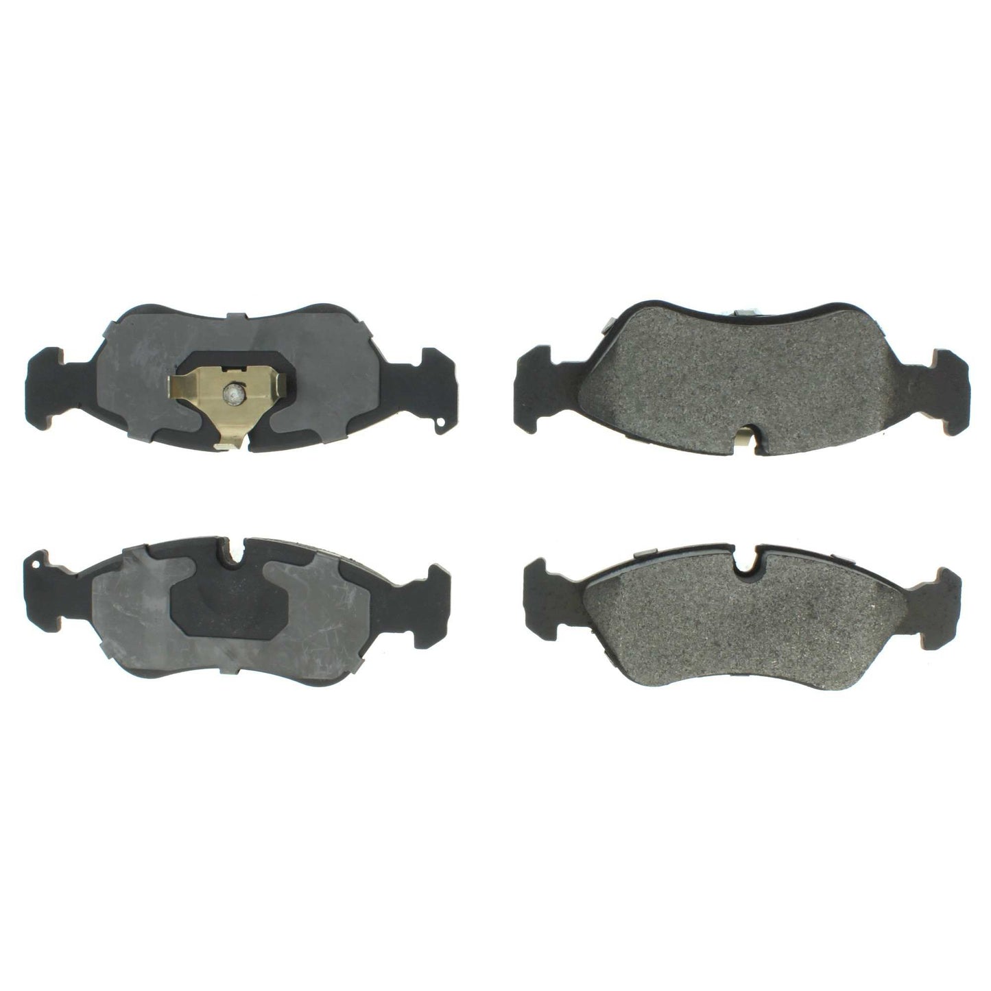 Centric Parts Disc Brake Pad Set Semi-Metallic with Shims for 1999-2002 Daewoo Lanos 102.07960