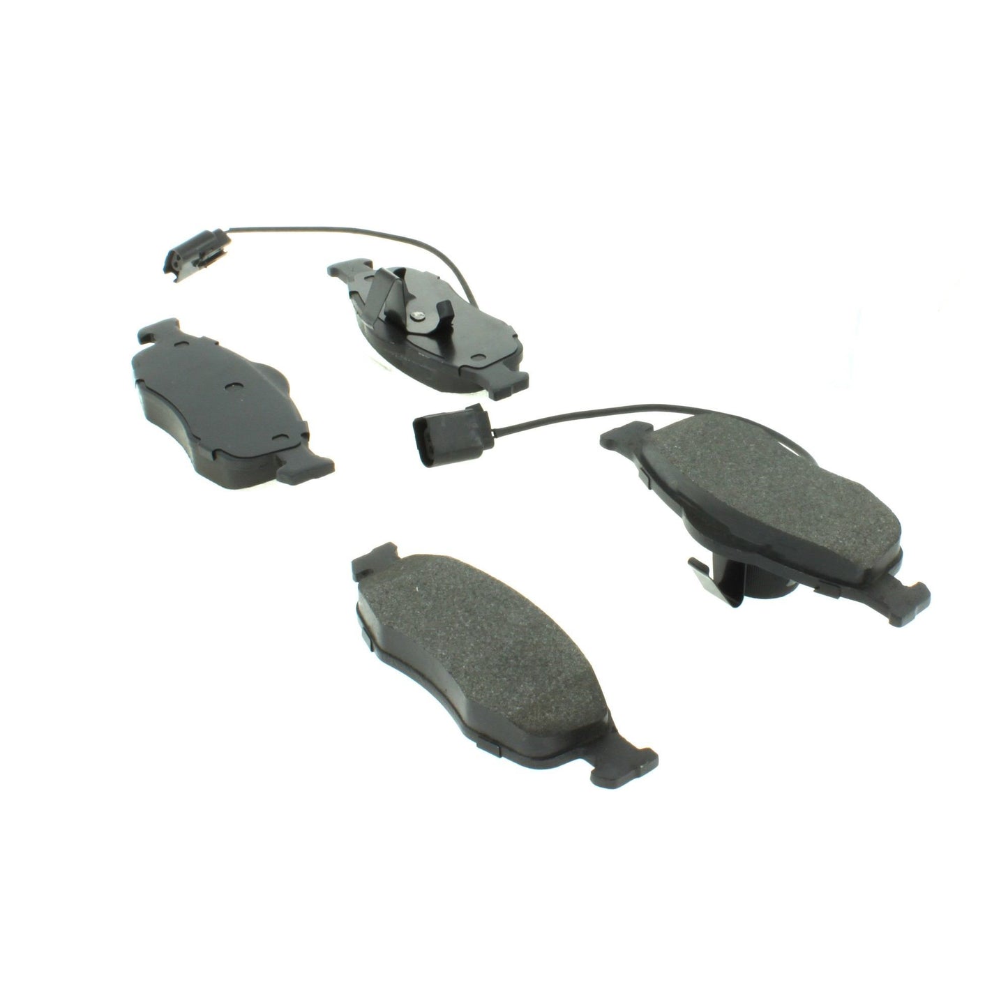Centric Parts Disc Brake Pad Set Semi-Metallic with Shims for Ford Contour 1998-2000 Mercury Cougar 1999-2002 Mystique 1998-2000 102.08010