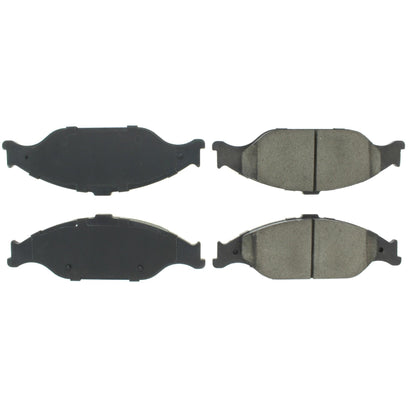 Centric Parts Disc Brake Pad Set Semi-Metallic with Shims for 1999-2004 Ford Mustang 102.08040