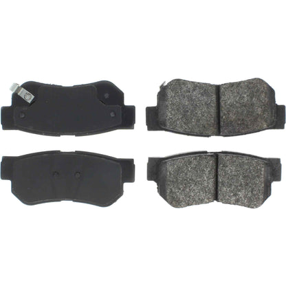 Centric Parts Disc Brake Pad Set Semi-Metallic with Shims for 2001-2010 Hyundai and Kia 102.08130