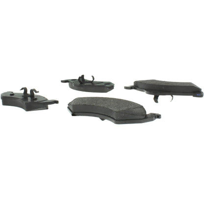 Centric Parts Disc Brake Pad Set Semi-Metallic with Shims for 2000-2002 Dodge Dakota Durango 102.08200