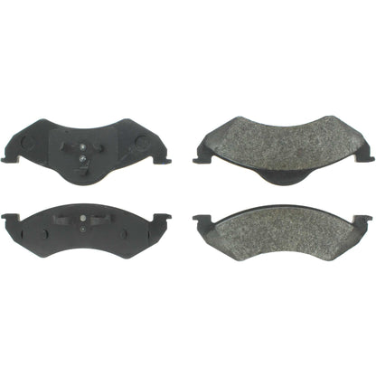 Centric Parts Disc Brake Pad Set Semi-Metallic with Shims for 2000-2002 Dodge Dakota Durango 102.08200