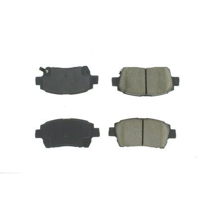 Centric Parts Disc Brake Pad Set Semi-Metallic with Shims for 2009-2008 Scion iQ 2015-2012 xA 2006-2004 xB 2006-2004 Toyota Celica 2000 Echo 2005-2001 MR2 Spyder 2006-2000 Prius 2009-2001 102.08220