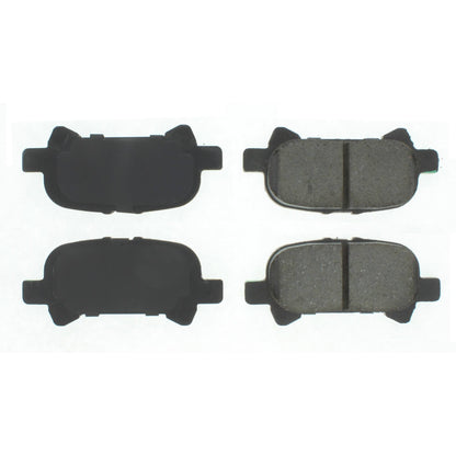 Centric Parts Disc Brake Pad Set Semi-Metallic with Shims for 2000-2008 Toyota Avalon Camry Solara 102.08280