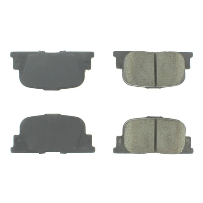 Centric Parts Semi-Metallic Brake Pad Set with Shims for 2000-2010 Lexus ES300 Scion tC Toyota Camry 102.08350