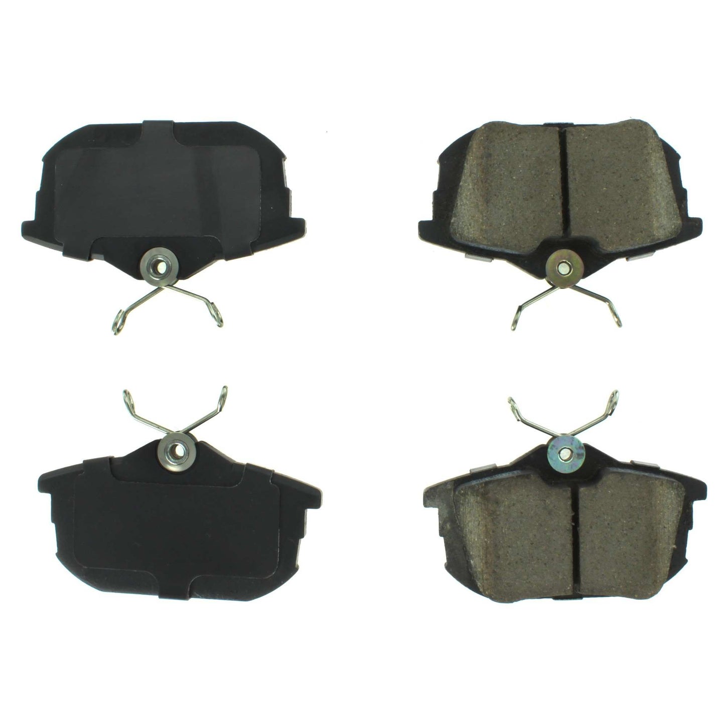 Centric Parts Disc Brake Pad Set Semi-Metallic with Shims for Mitsubishi Space Star 2003-2004, Smart Forfour 2005-2007, Volvo S40 1999-2012, V40 1999-2004