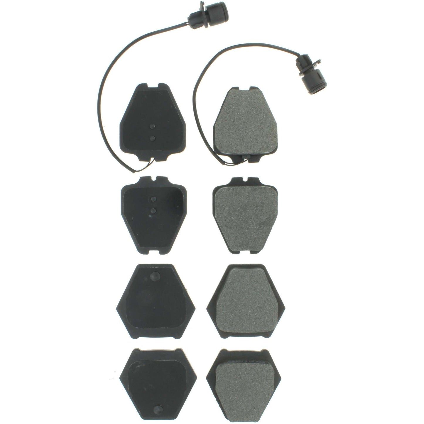 Centric Parts Disc Brake Pad Set Semi-Metallic with Shims for Audi A8 2000-2003 S6 2001-2004 102.08391