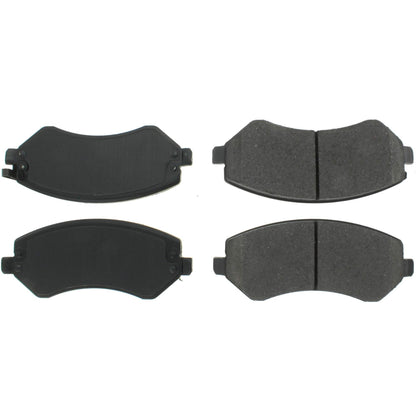Centric Parts Disc Brake Pad Set Semi-Metallic with Shims for 2001-2008 Chrysler Town & Country Voyager Dodge Caravan Grand Caravan Jeep Liberty 102.08560