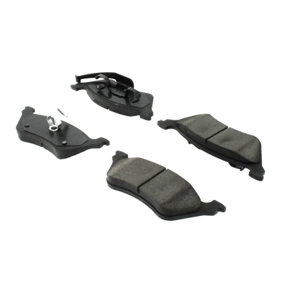Centric Parts Disc Brake Pad Set Semi-Metallic with Shims for 2001-2007 Chrysler Town & Country, Dodge Caravan, Grand Caravan 102.08580