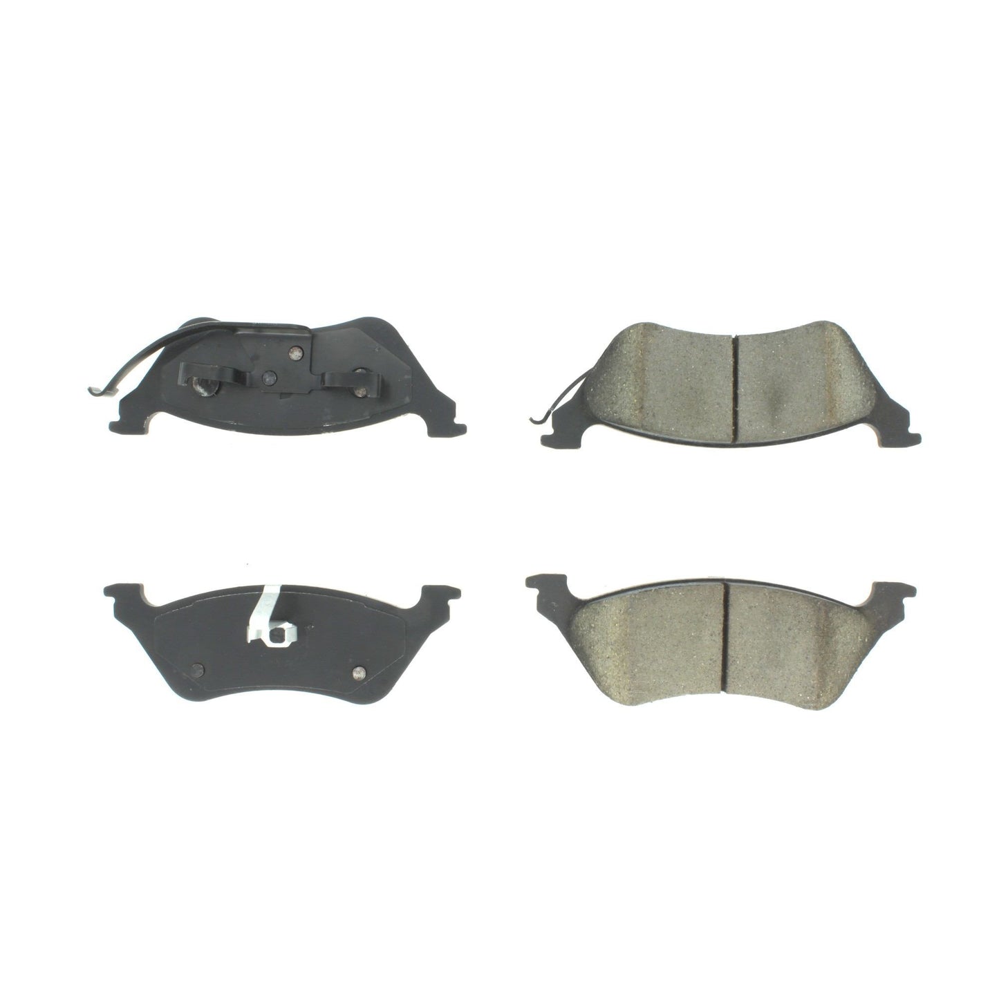 Centric Parts Disc Brake Pad Set Semi-Metallic with Shims for 2001-2007 Chrysler Town & Country, Dodge Caravan, Grand Caravan 102.08580