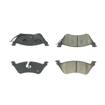 Centric Parts Disc Brake Pad Set Semi-Metallic with Shims for 2001-2007 Chrysler Town & Country, Dodge Caravan, Grand Caravan 102.08580