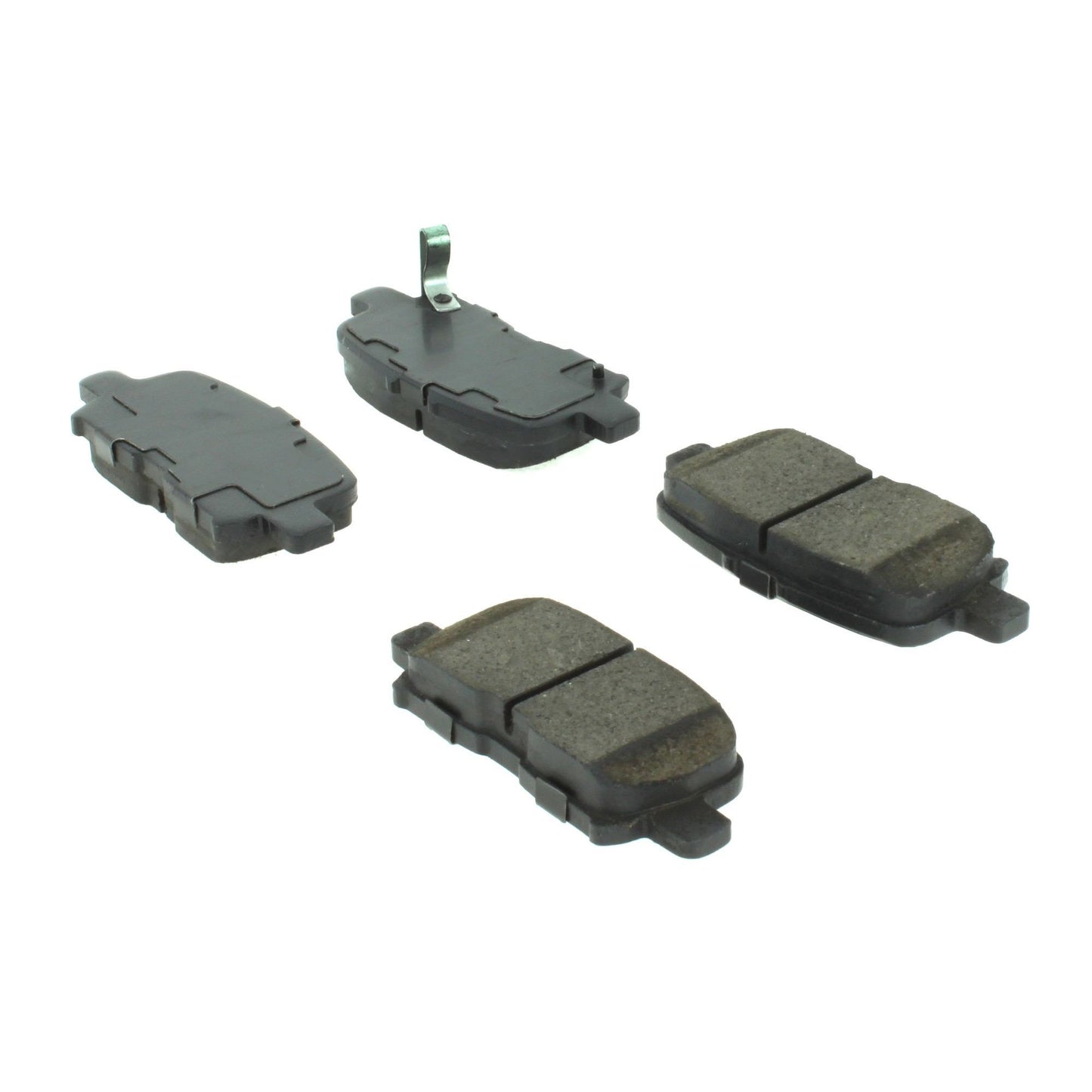 Centric Parts Disc Brake Pad Set Semi-Metallic with Shims for 2001-2006 Acura MDX, 2002-2004 Honda Odyssey, 2003-2008 Pilot 102.08650