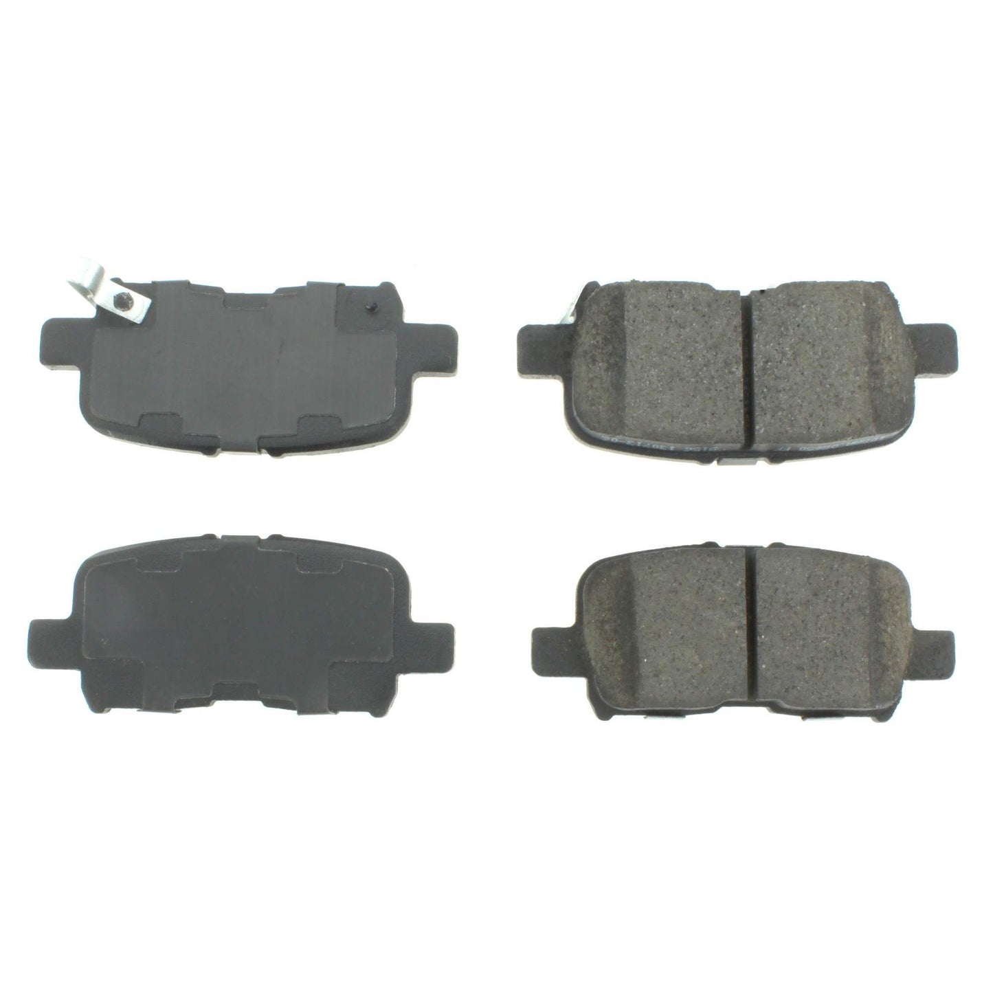 Centric Parts Disc Brake Pad Set Semi-Metallic with Shims for 2001-2006 Acura MDX, 2002-2004 Honda Odyssey, 2003-2008 Pilot 102.08650