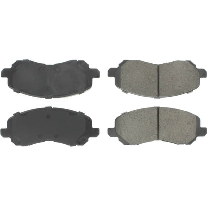 Centric Parts Disc Brake Pad Set Semi-Metallic with Shims for 2001-2017 Chrysler Sebring Dodge Avenger Caliber Stratus Jeep Compass Patriot Mitsubishi ASX Eclipse Galant Lancer