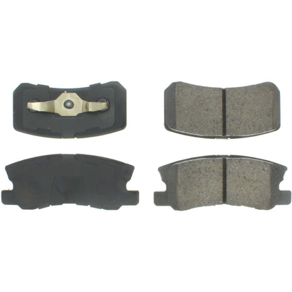 Centric Parts Disc Brake Pad Set Semi-Metallic with Shims for 2007-2017 Chrysler Dodge Jeep Mitsubishi