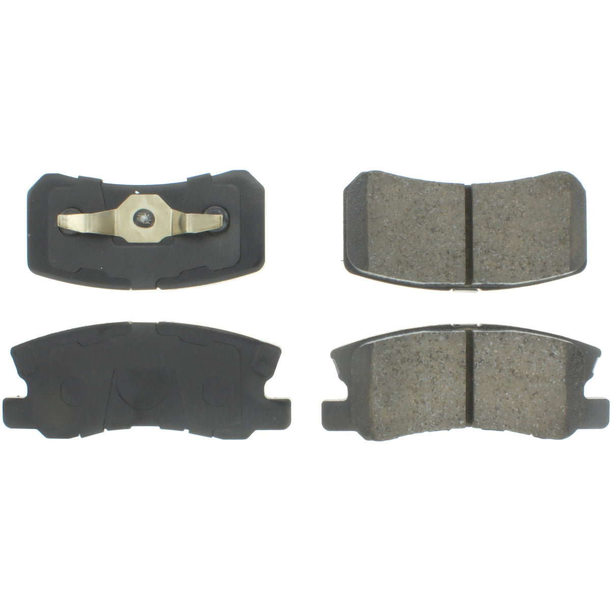 Centric Parts Disc Brake Pad Set Semi-Metallic with Shims for 2007-2017 Chrysler Dodge Jeep Mitsubishi