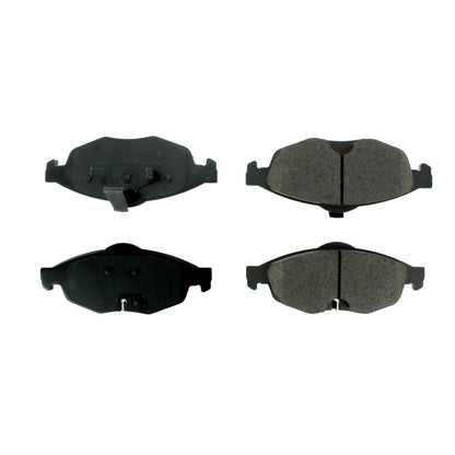 Centric Parts Disc Brake Pad Set Semi-Metallic with Shims for 2001-2010 Chrysler Cirrus 2001-2006 Sebring 2001-2006 Dodge Stratus 102.08690