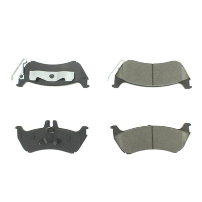Centric Parts Disc Brake Pad Set Semi-Metallic with Shims for 1998-2005 Mercedes-Benz ML320 ML350 ML430 102.08750