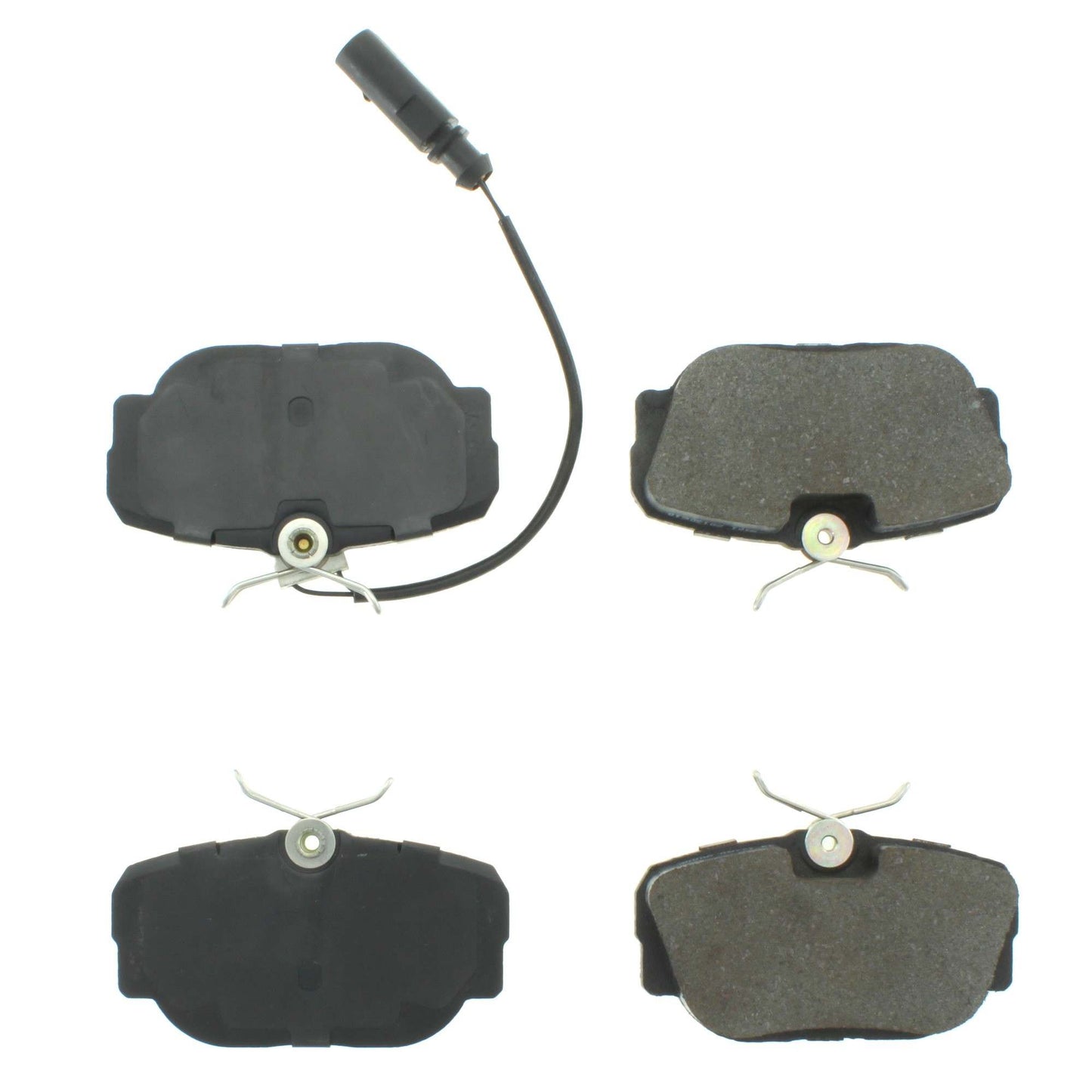Centric Parts Disc Brake Pad Set Semi-Metallic with Shims for Seat Alhambra 2008-2002 Volkswagen EuroVan 2003-2000 102.08771