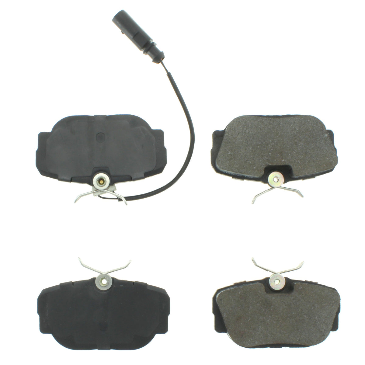 Centric Parts Disc Brake Pad Set Semi-Metallic with Shims for Seat Alhambra 2008-2002 Volkswagen EuroVan 2003-2000 102.08771