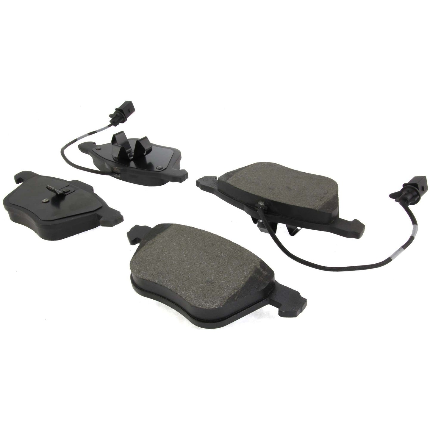 Centric Parts Disc Brake Pad Set Semi-Metallic with Shims for 2001-2009 Volkswagen EuroVan, Sharan 102.08800