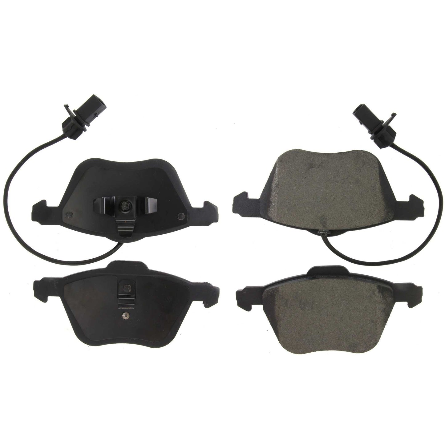 Centric Parts Disc Brake Pad Set Semi-Metallic with Shims for 2001-2009 Volkswagen EuroVan, Sharan 102.08800