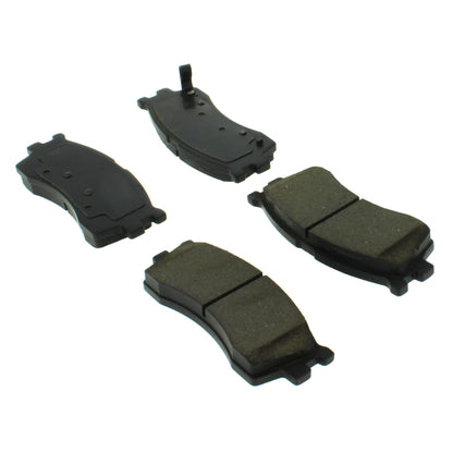 Centric Parts Disc Brake Pad Set Semi-Metallic with Shims for 2003-2005 Kia Rio, Sephia 2001, Spectra 2003-2001 102.08890