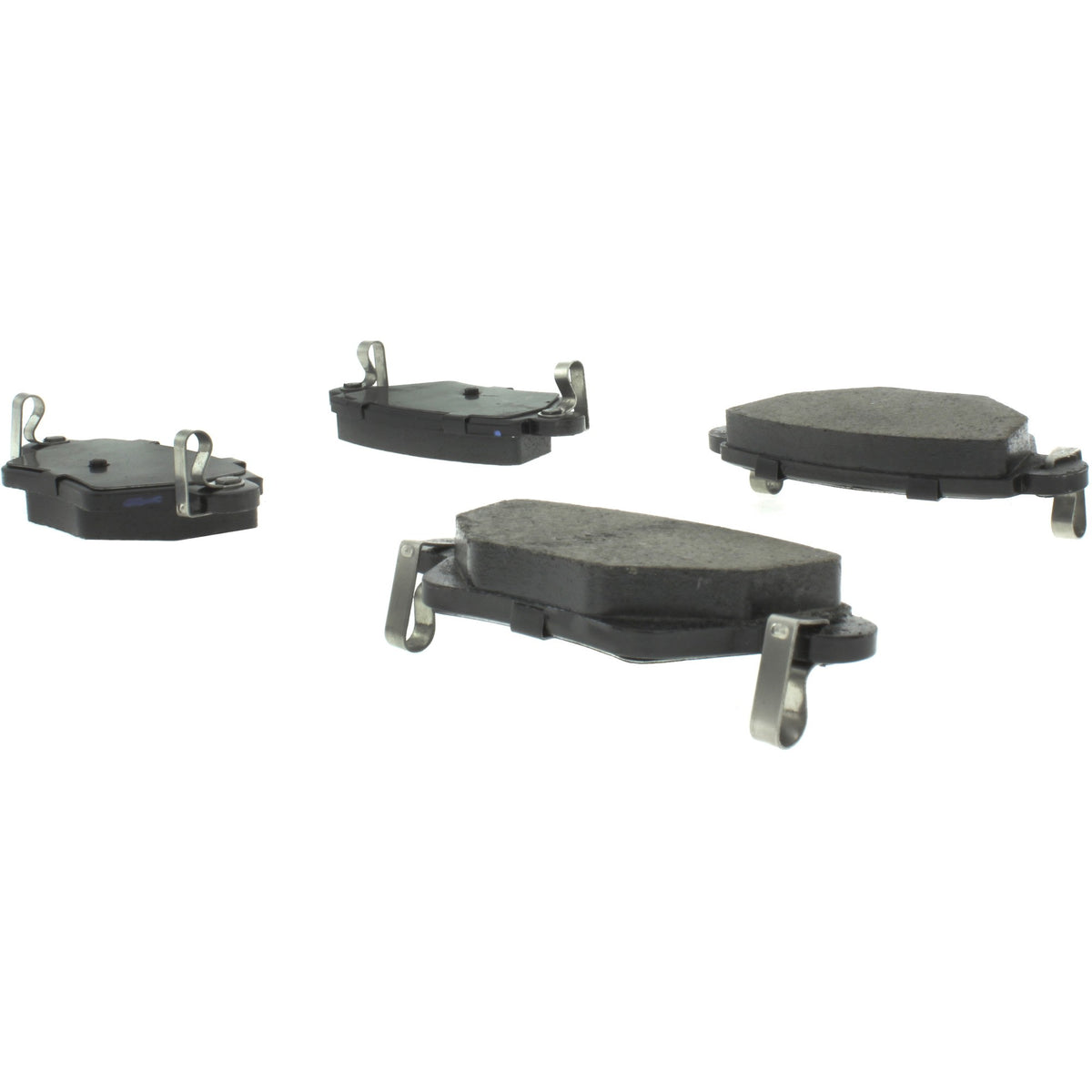 Centric Parts Disc Brake Pad Set Shimmed for Noise Reduction with Semi-Metallic Compounds 102.09110