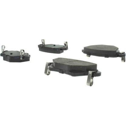 Centric Parts Disc Brake Pad Set Shimmed for Noise Reduction with Semi-Metallic Compounds 102.09110