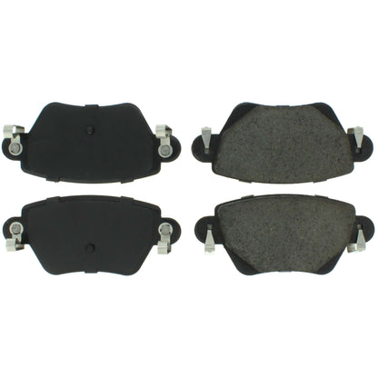 Centric Parts Disc Brake Pad Set Shimmed for Noise Reduction with Semi-Metallic Compounds 102.09110