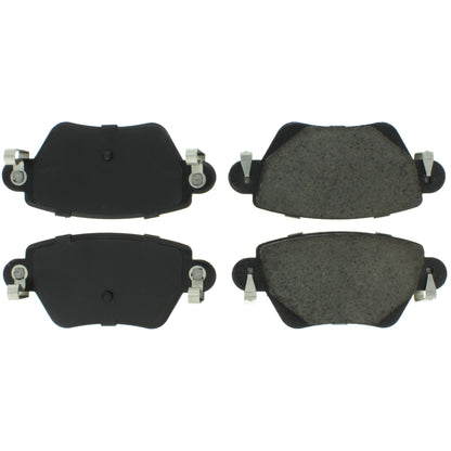 Centric Parts Disc Brake Pad Set Shimmed for Noise Reduction with Semi-Metallic Compounds 102.09110