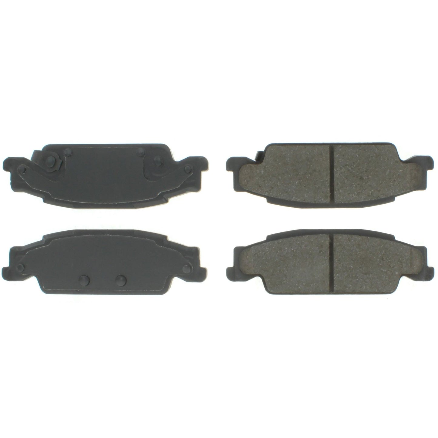 Centric Parts Disc Brake Pad Set Shimmed Semi-Metallic 102.09220