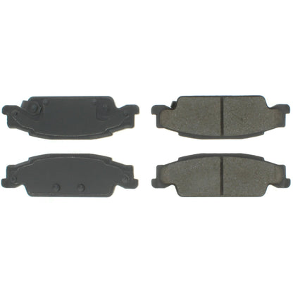 Centric Parts Disc Brake Pad Set Shimmed Semi-Metallic 102.09220
