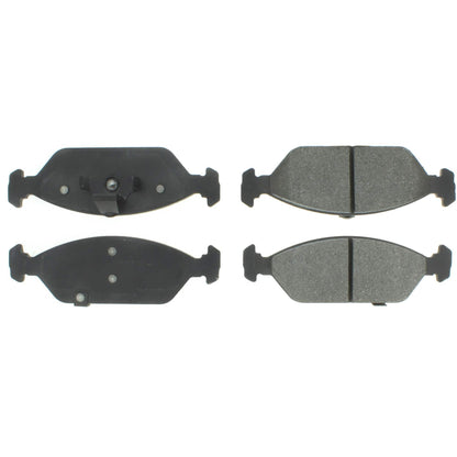 Centric Parts Disc Brake Pad Set Semi-Metallic with Noise Reduction 102.09250