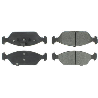 Centric Parts Disc Brake Pad Set Semi-Metallic with Noise Reduction 102.09250