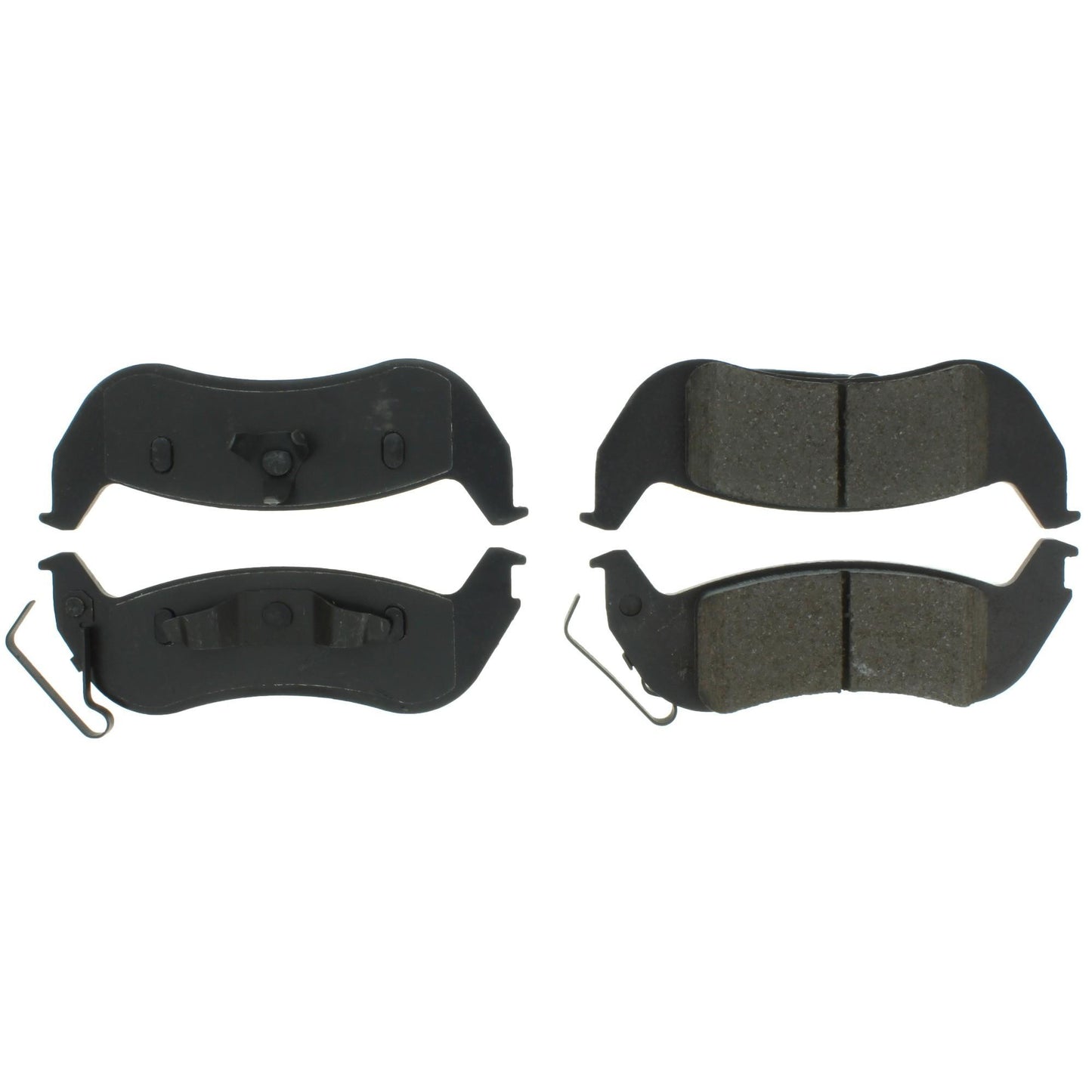 Centric Parts Disc Brake Pad Set Semi-Metallic with Noise Reduction 102.09320