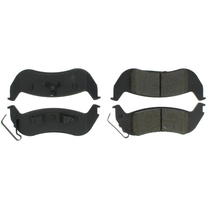 Centric Parts Disc Brake Pad Set Semi-Metallic with Noise Reduction 102.09320