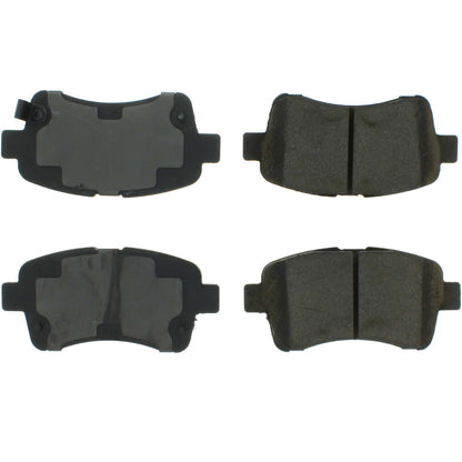 Centric Parts Disc Brake Pad Set with Semi-Metallic compounds 102.09370