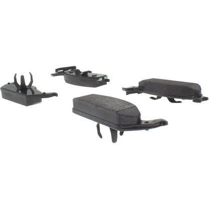 Centric Parts Disc Brake Pad Set Shimmed for Noise Reduction with Semi-Metallic Compounds