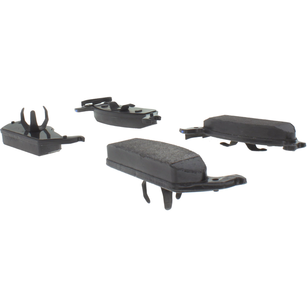 Centric Parts Disc Brake Pad Set Shimmed for Noise Reduction with Semi-Metallic Compounds